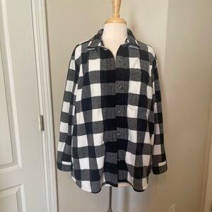 Eddie Bauer Women Micro fleece Button Up XL